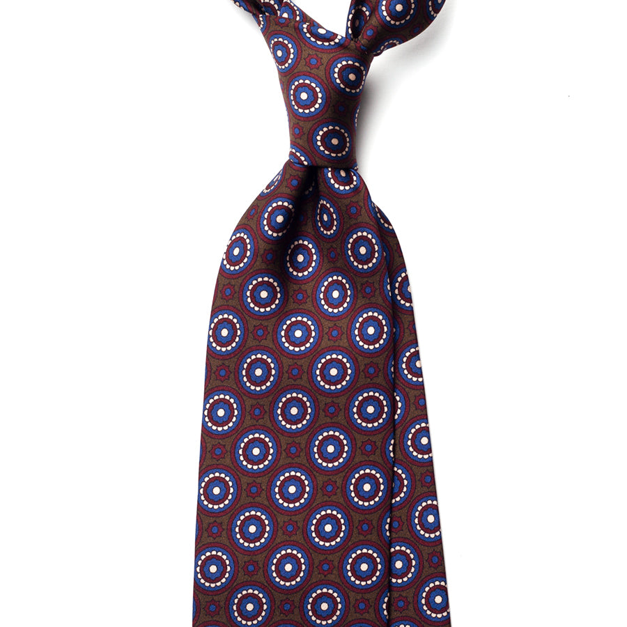 VINTAGE MEDALLION SILK TIE