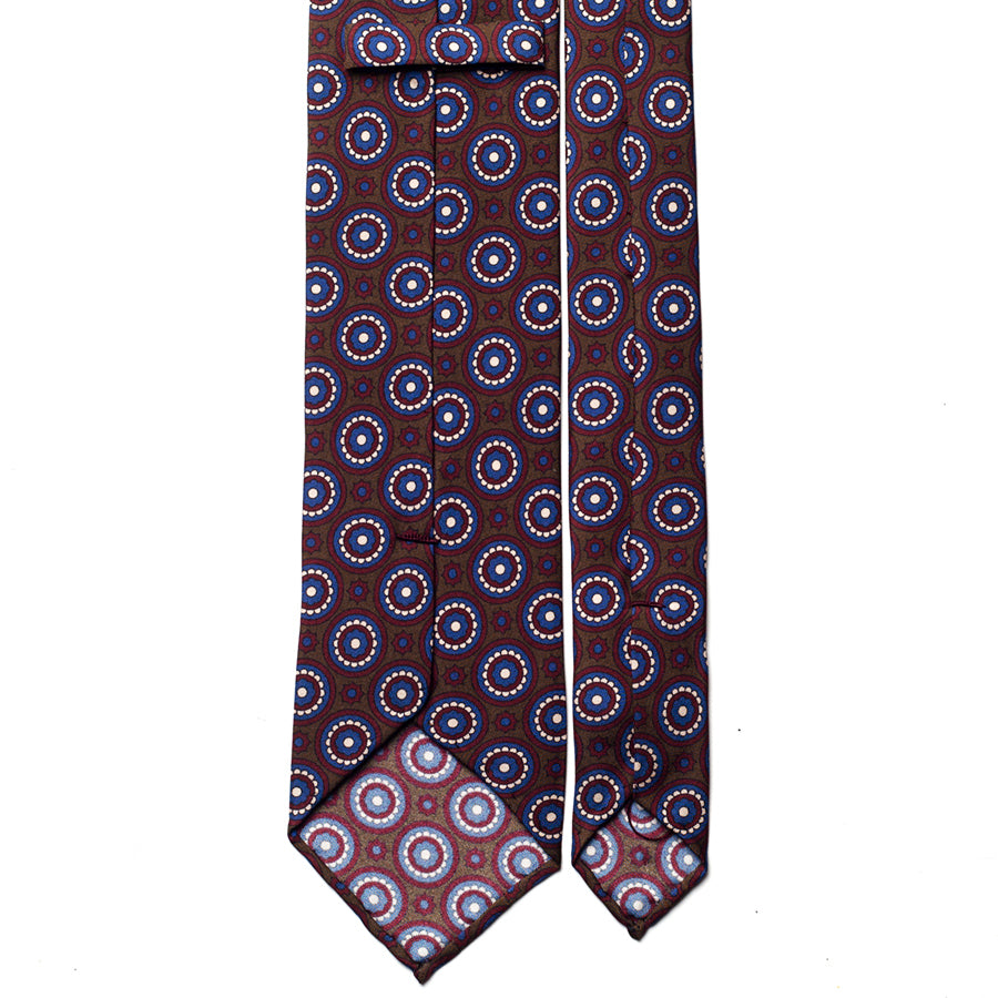VINTAGE MEDALLION SILK TIE