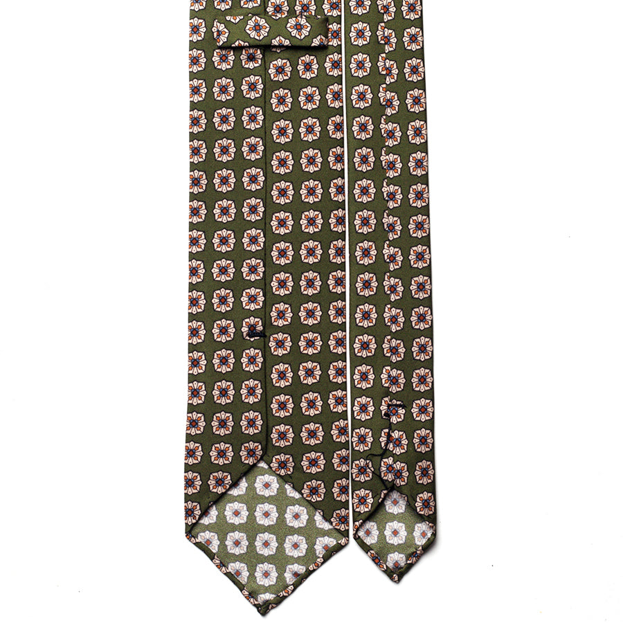 VINTAGE MEDALLION SILK TIE
