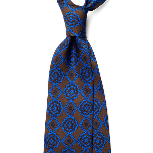 VINTAGE MEDALLION SILK TIE