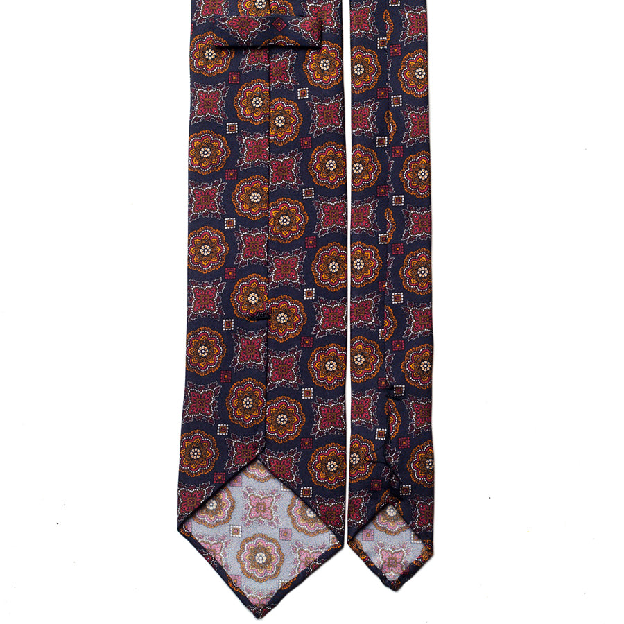 VINTAGE MEDALLION SILK TIE