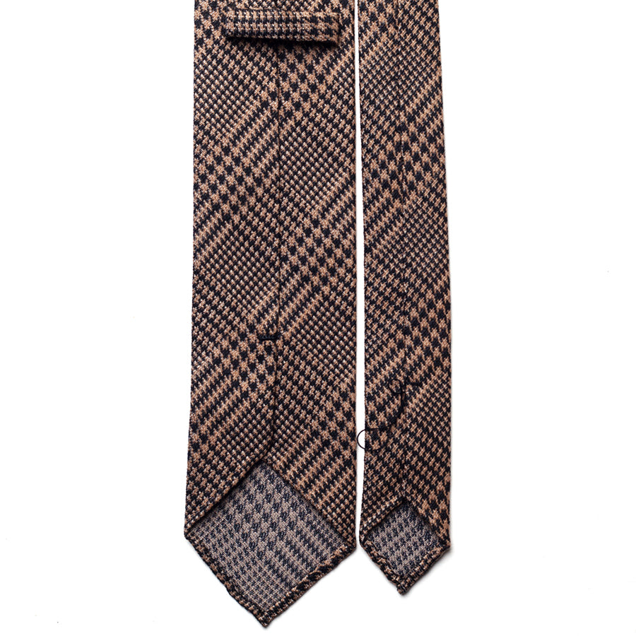 GLEN CHECK JACQUARD SILK TIE