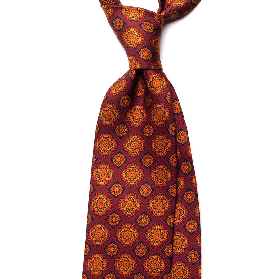 VINTAGE MEDALLION SILK TIE
