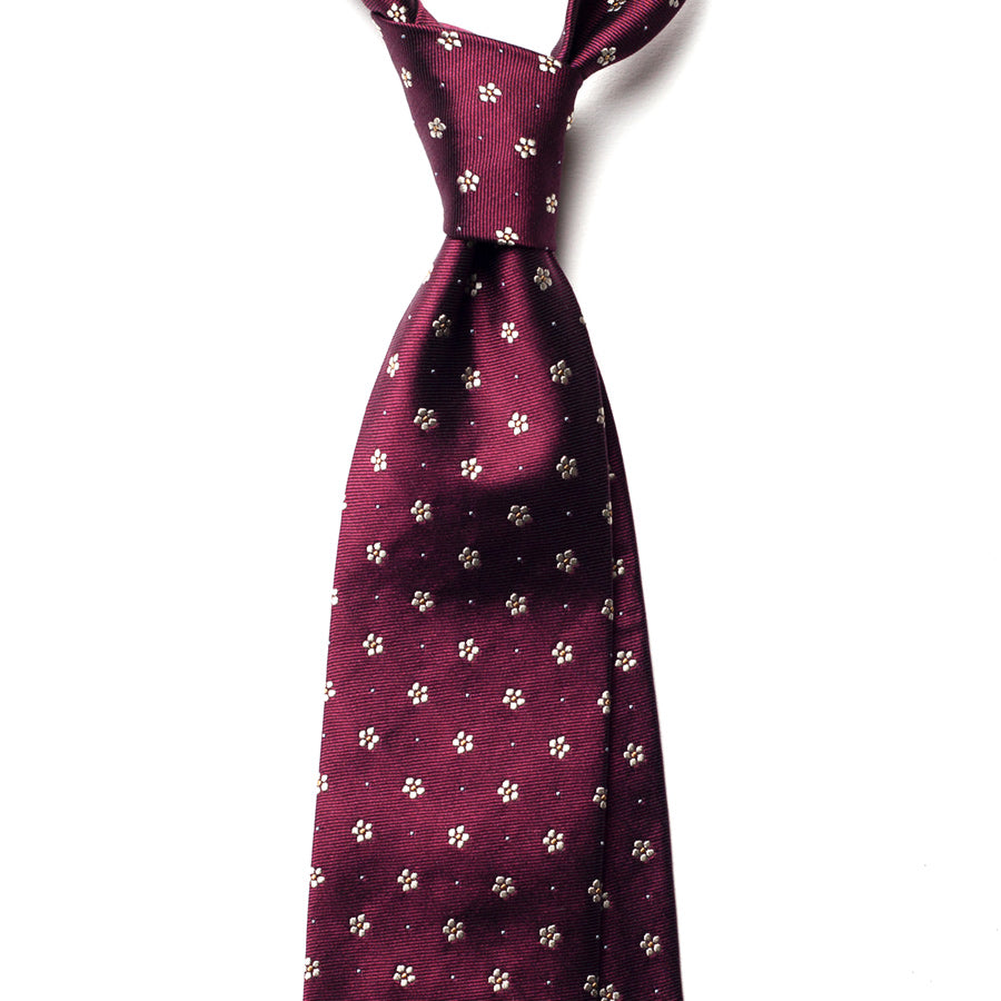 FLORAL JACQUARD SILK TIE