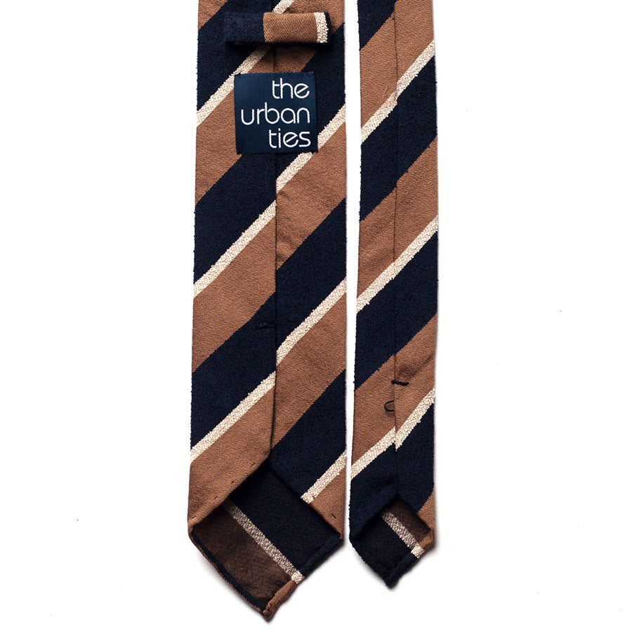REPP STRIPE SILK/COTTON TIE