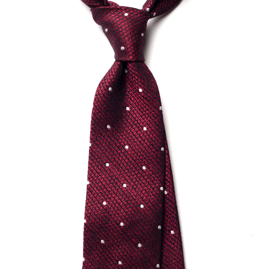 POLKA DOT SILK TIE