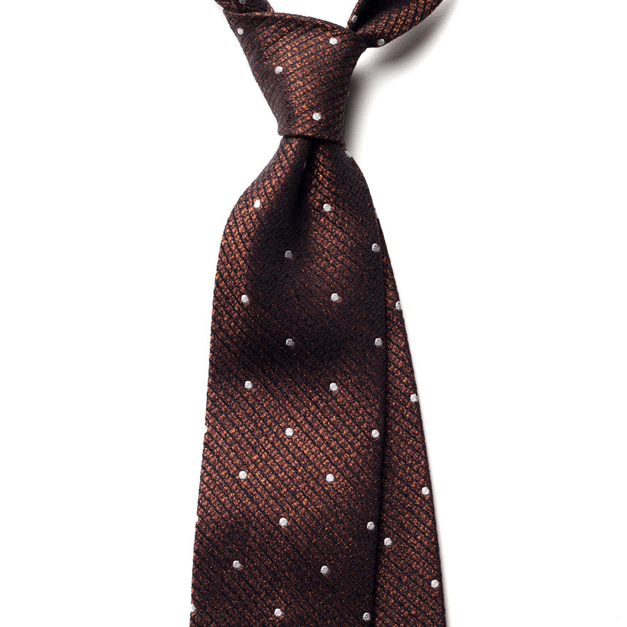 POLKA DOT SILK TIE