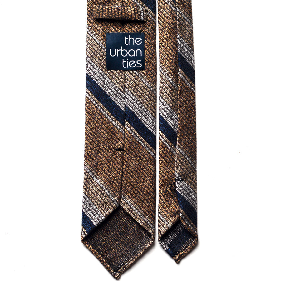 REPP STRIPE SILK/COTTON TIE