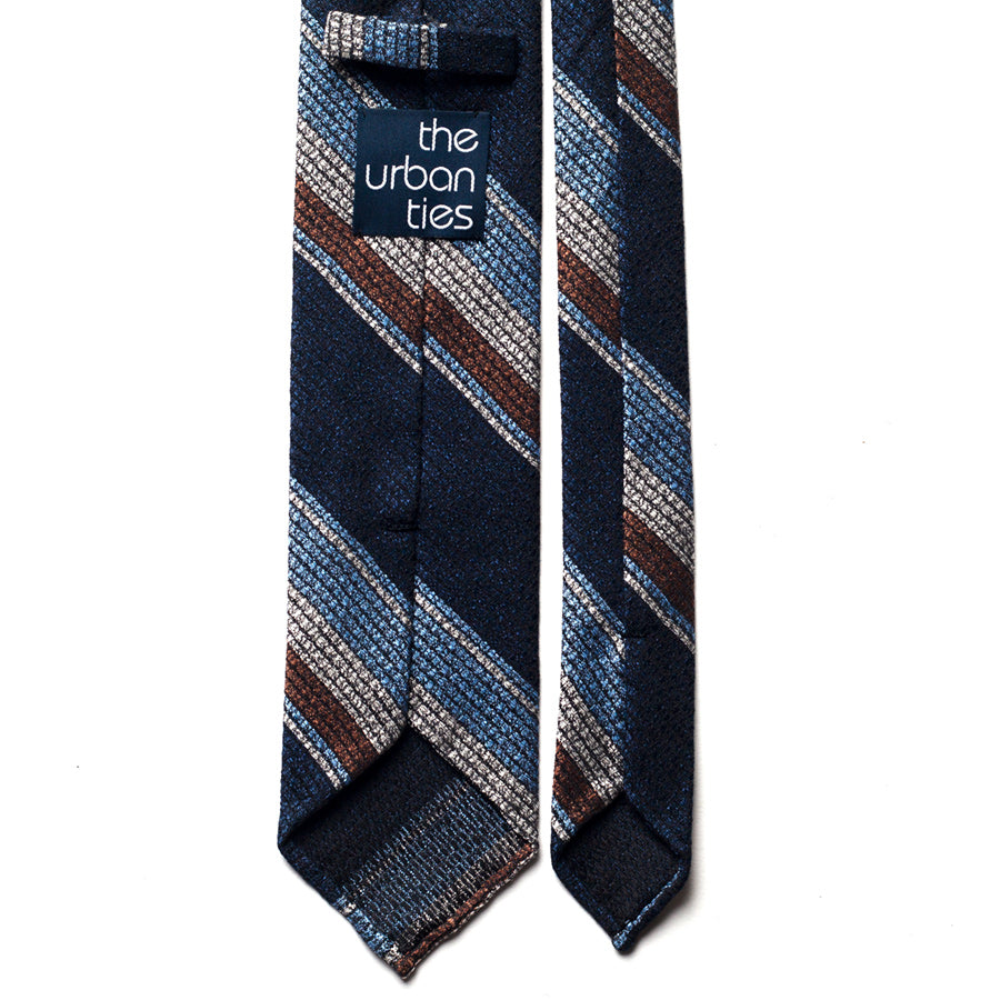 REPP STRIPE SILK/COTTON TIE