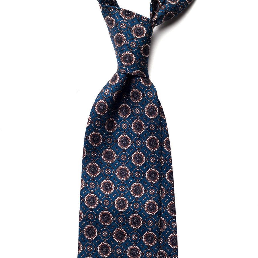 VINTAGE MEDALLION SILK TIE