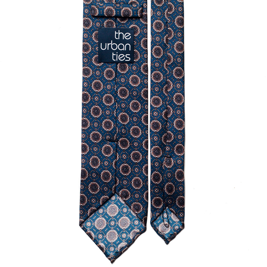 VINTAGE MEDALLION SILK TIE
