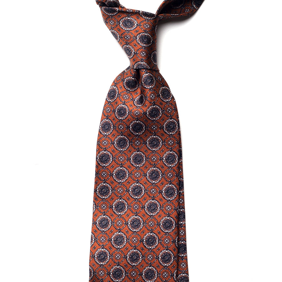 VINTAGE MEDALLION SILK TIE
