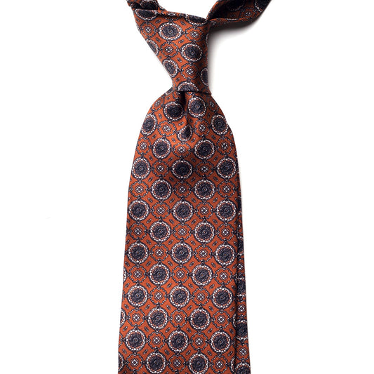 VINTAGE MEDALLION SILK TIE