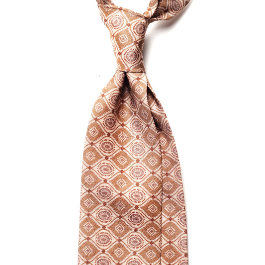 VINTAGE MEDALLION SILK TIE