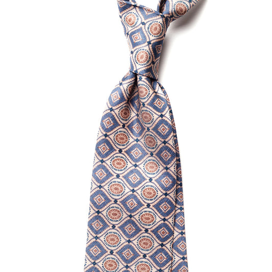 VINTAGE MEDALLION SILK TIE
