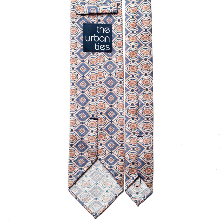 VINTAGE MEDALLION SILK TIE
