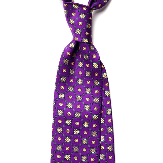 VINTAGE MEDALLION SILK TIE