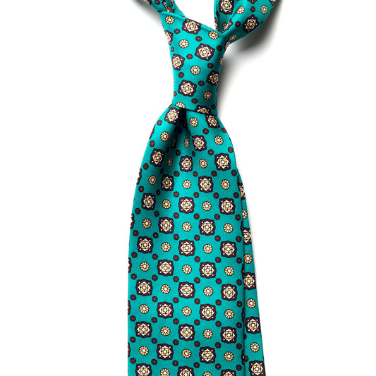 VINTAGE MEDALLION SILK TIE