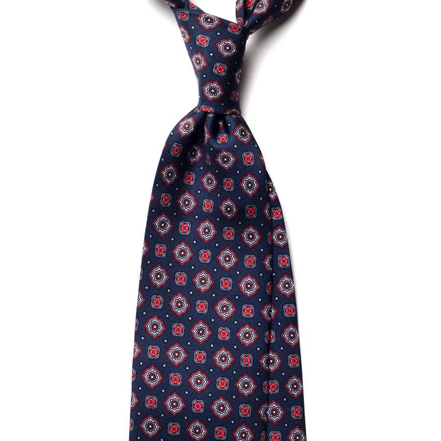 VINTAGE MEDALLION SILK TIE