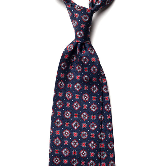 VINTAGE MEDALLION SILK TIE