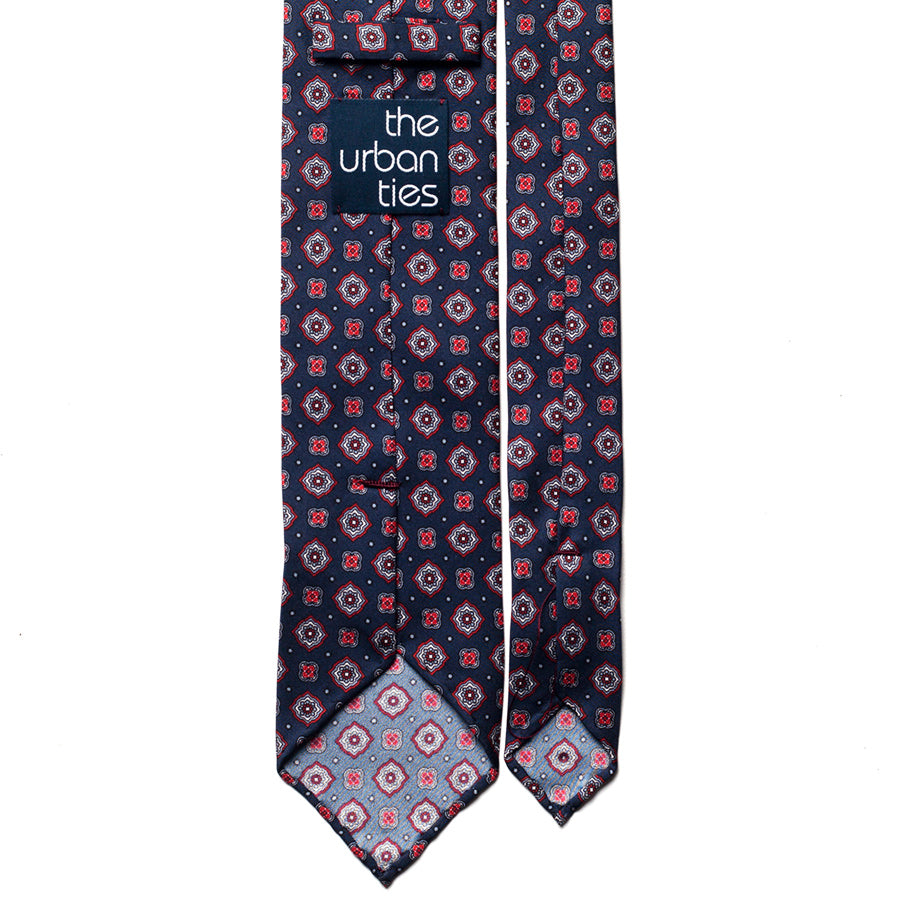 VINTAGE MEDALLION SILK TIE