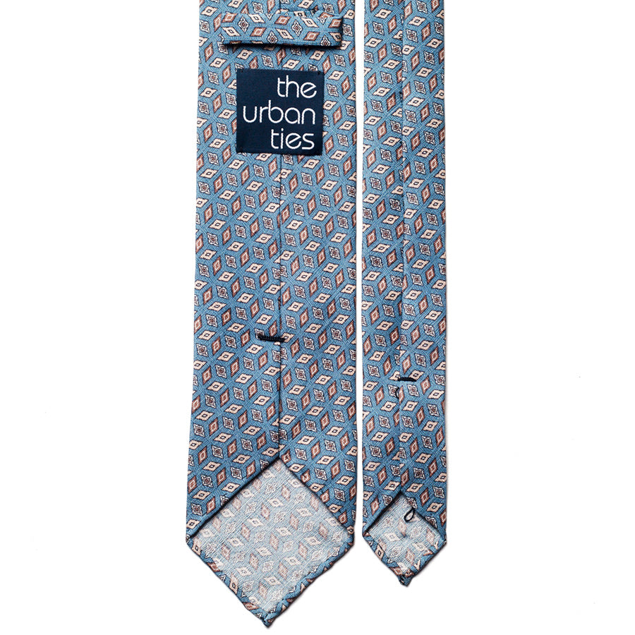 GEOMETRIC SILK TIE