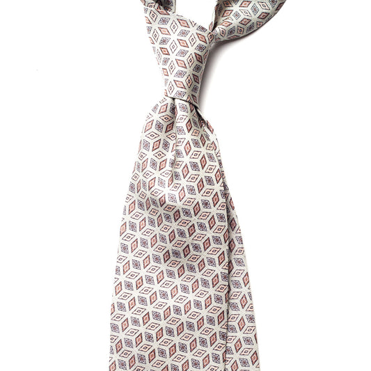GEOMETRIC SILK TIE