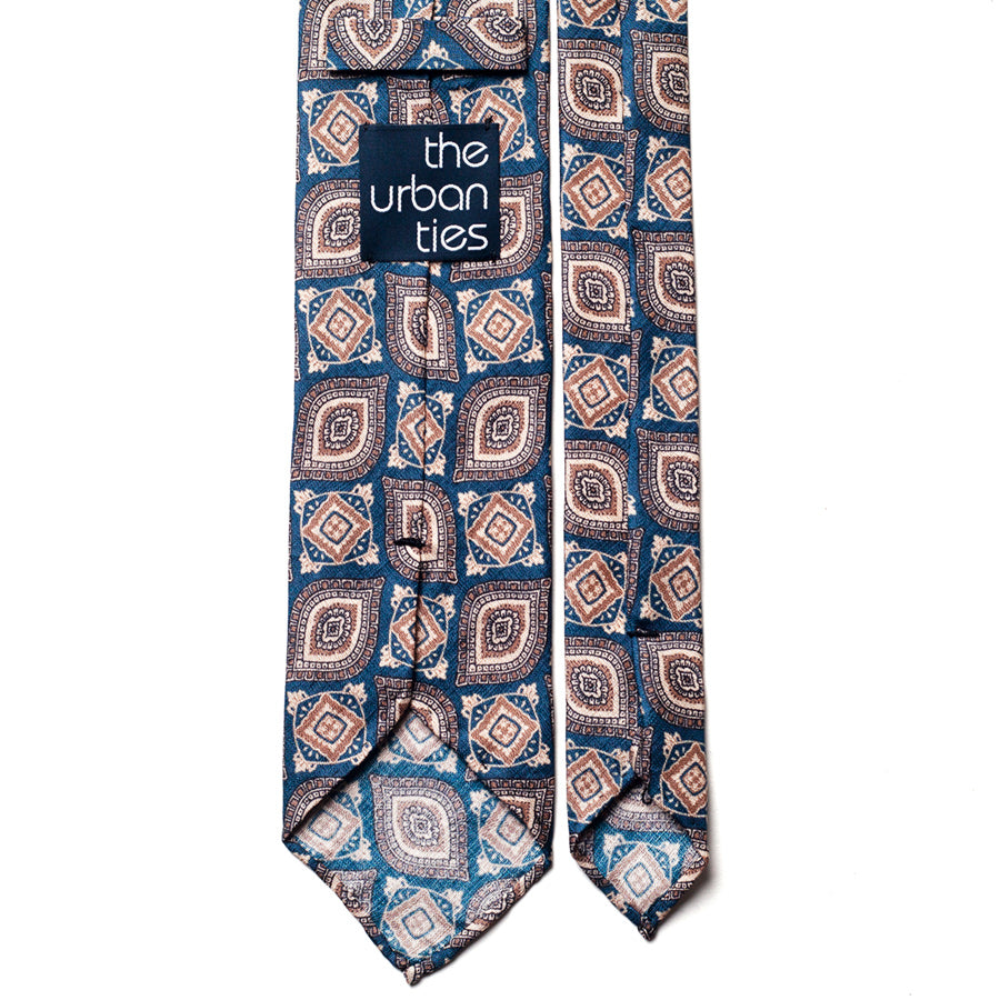VINTAGE MEDALLION SILK TIE