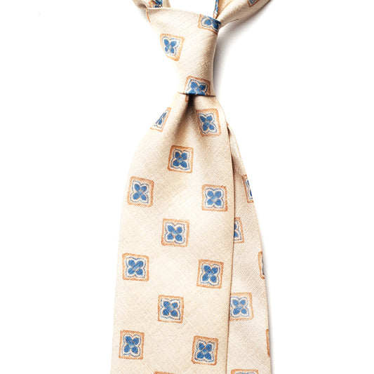 VINTAGE MEDALLION SILK TIE