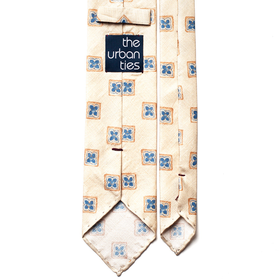 VINTAGE MEDALLION SILK TIE