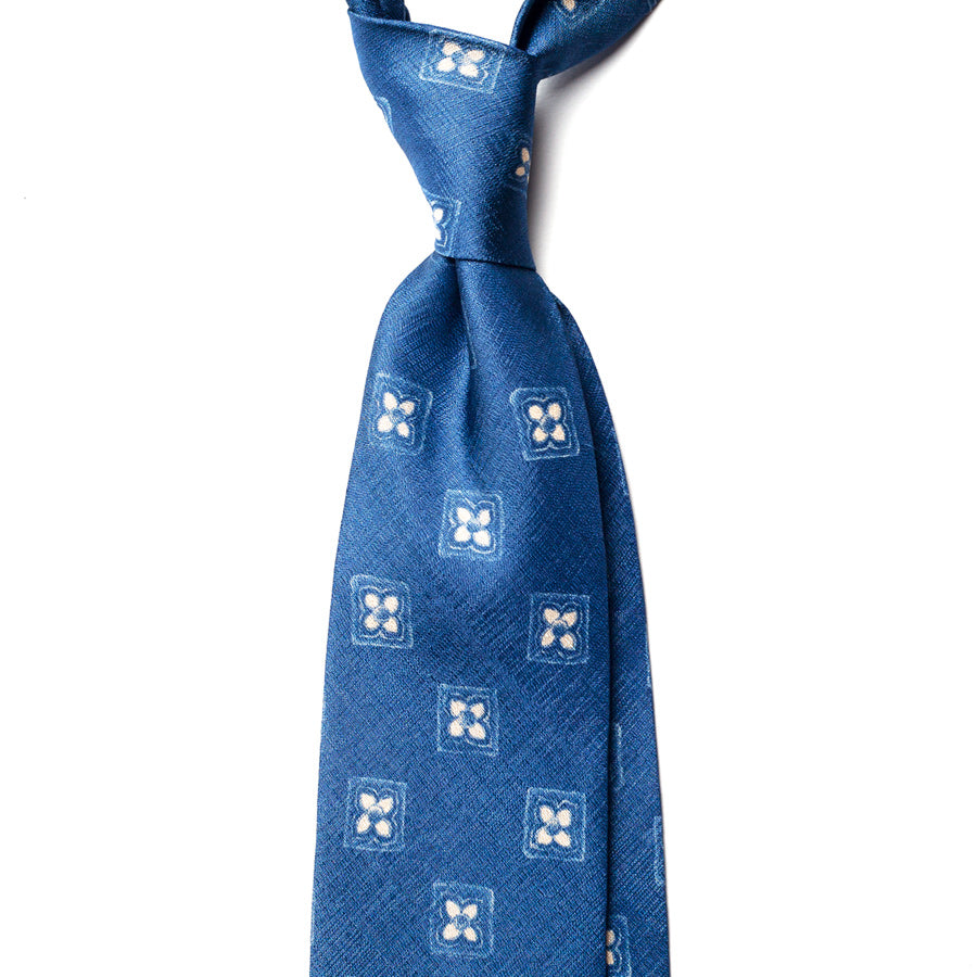 VINTAGE MEDALLION SILK TIE