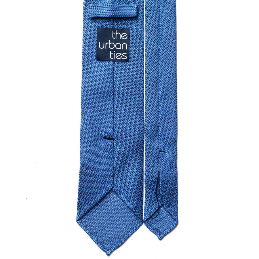 GRENADINE SILK TIE - LIGHT BLUE
