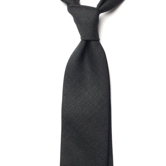 SOLID WOOL TIE - GREEN