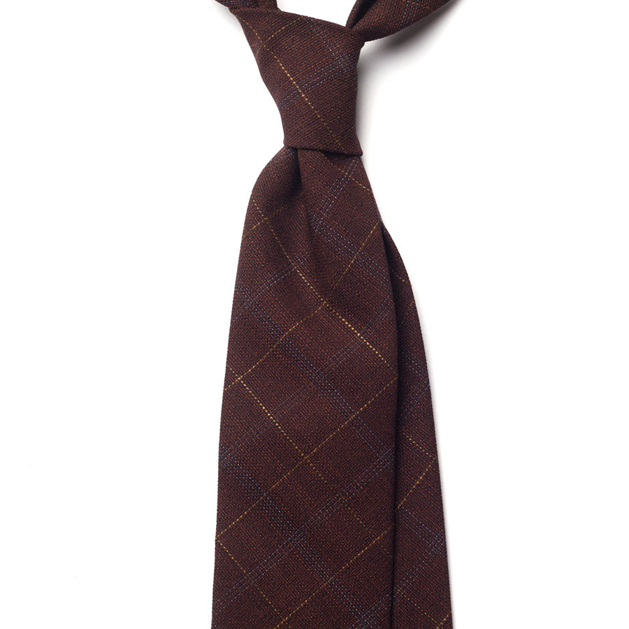 WINDOWPANE WOOL/SILK TIE