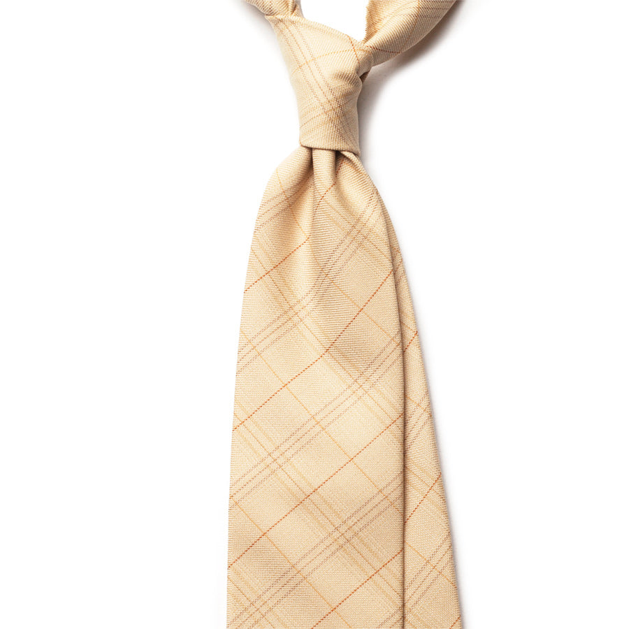 WINDOWPANE WOOL/SILK TIE