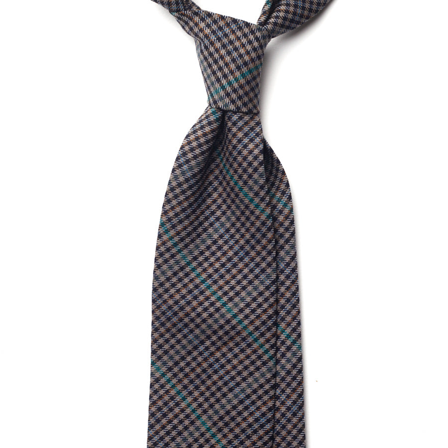 GUN CHECK WOOL TIE