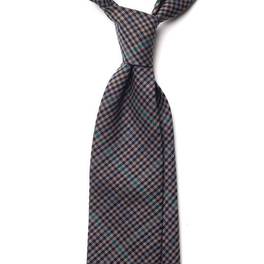 GUN CHECK WOOL TIE