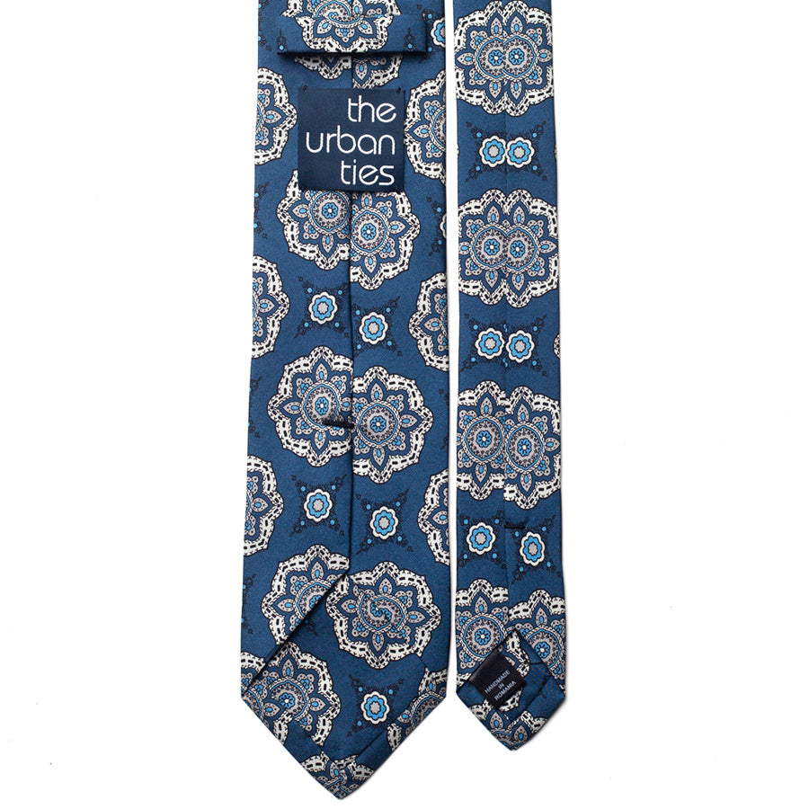 VINTAGE MEDALLION SILK TIE