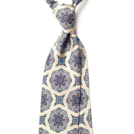 VINTAGE MEDALLION SILK TIE