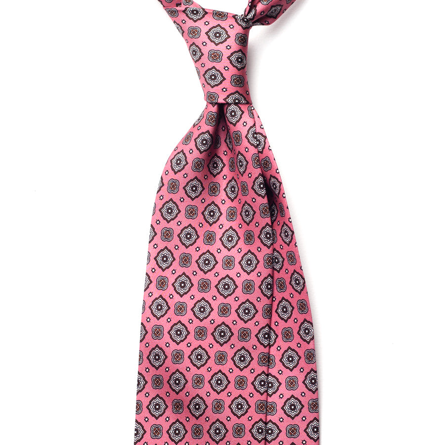 VINTAGE MEDALLION SILK TIE