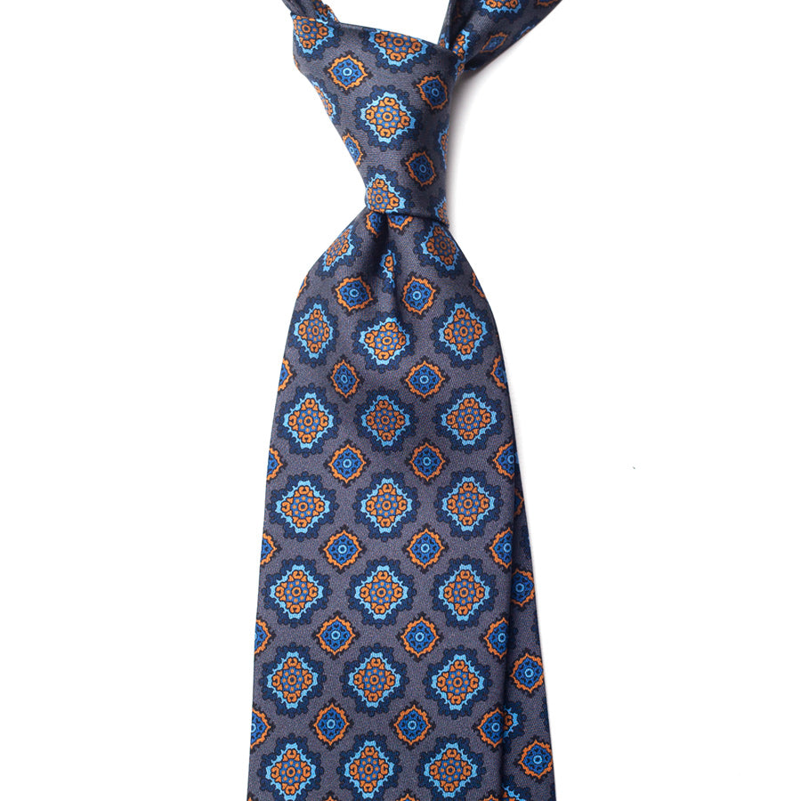 VINTAGE MEDALLION SILK TIE