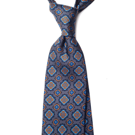 VINTAGE MEDALLION SILK TIE