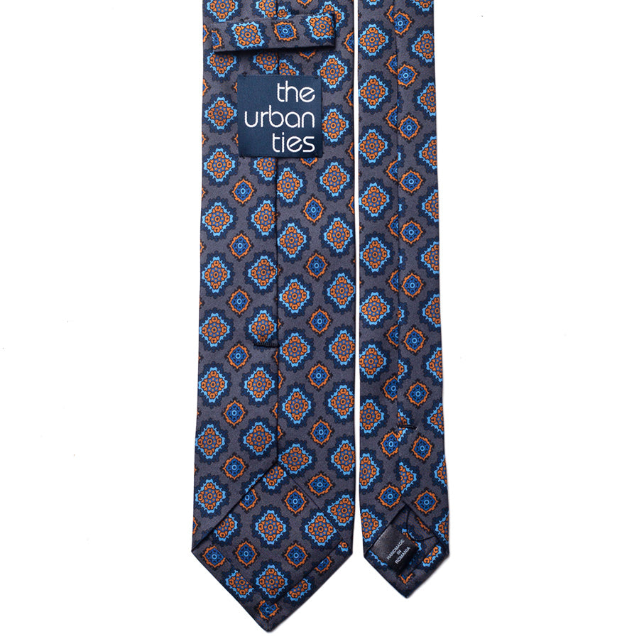 VINTAGE MEDALLION SILK TIE