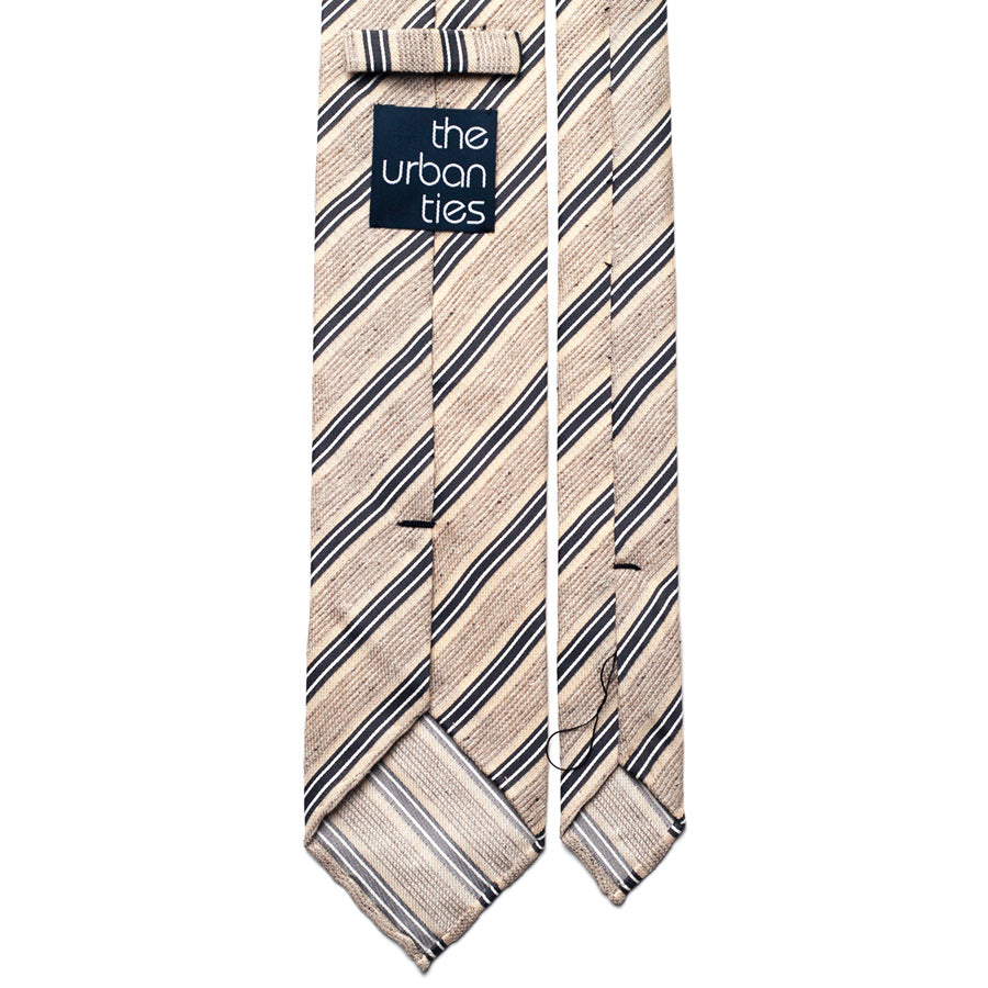 REPP STRIPE SILK/COTTON TIE