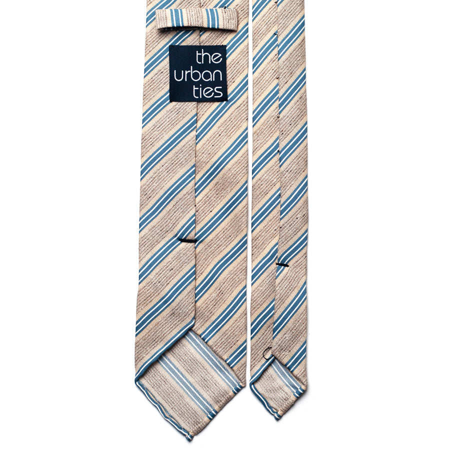 REPP STRIPE SILK/COTTON TIE