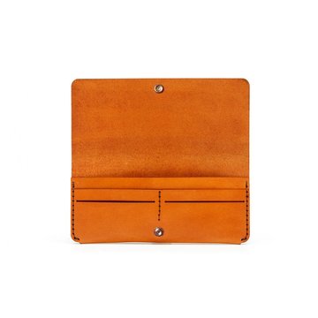 CLUTCH WALLET BROWN + Leather care