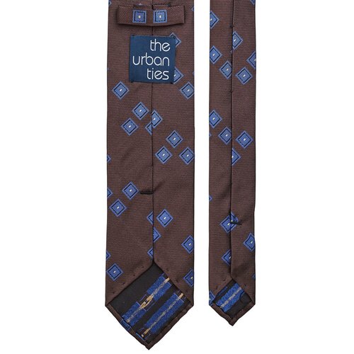 GEOMETRIC JACQUARD SILK TIE