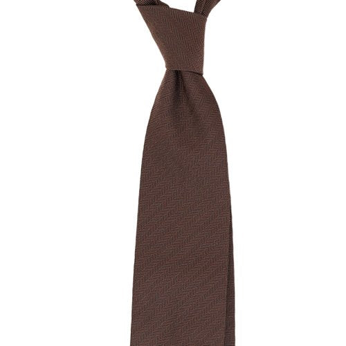 HERRINGBONE WOOL TIE