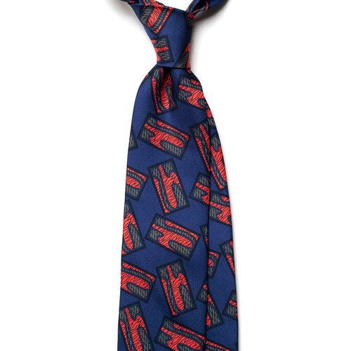 VINTAGE MEDALLION SILK TIE